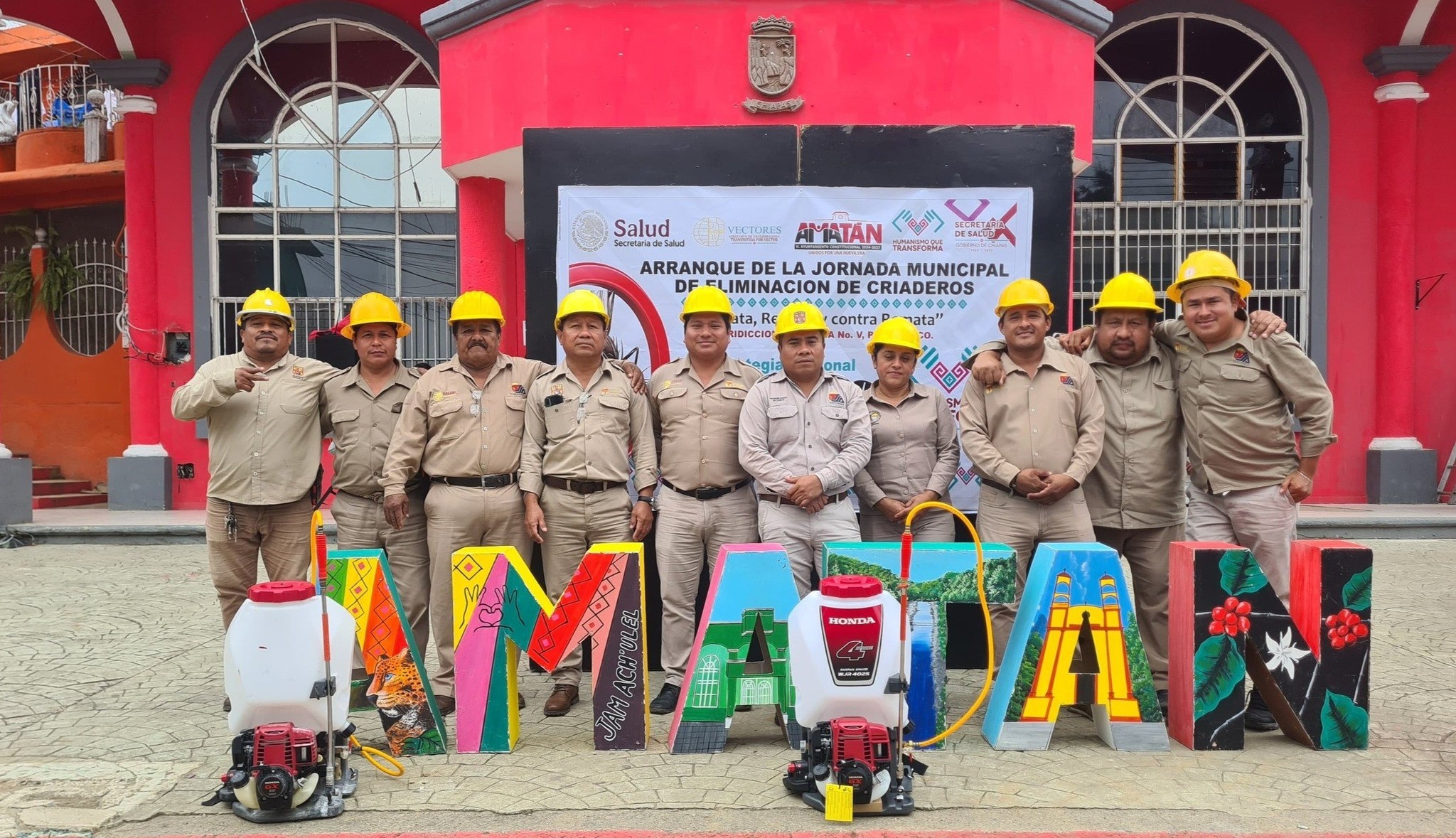 Arranca en Amatán la Jornada Municipal de Eliminación de Criaderos: “Mata, Remata y Contra Remata”